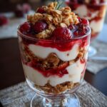 Holiday Yogurt Parfaits Cranberry