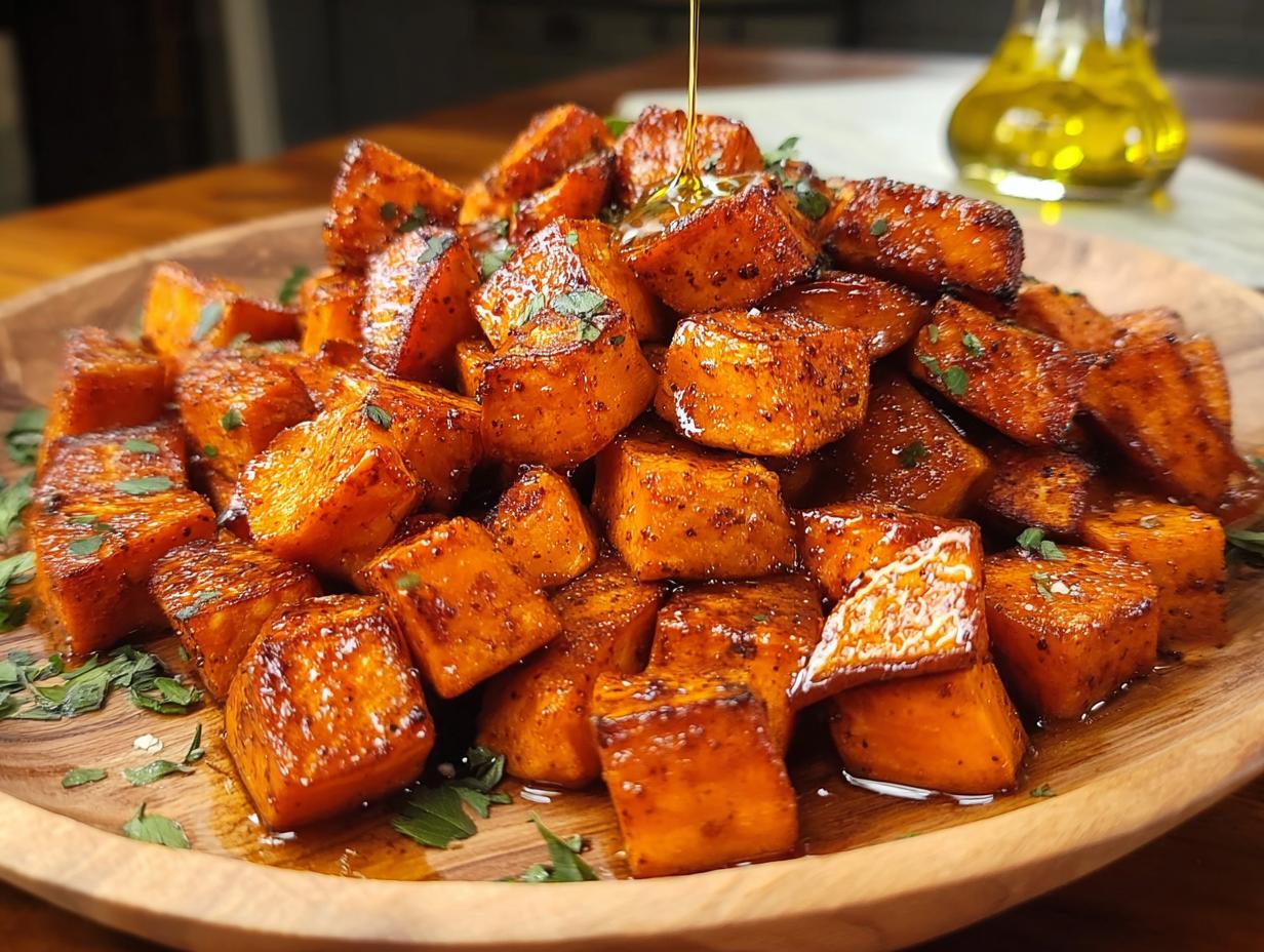 Amazing Honey Roasted Sweet Potatoes in 30 Minutes - Honey Roasted Sweet Potatoes - additional detail