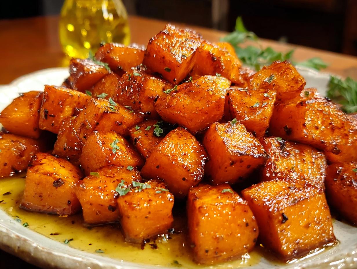 Honey Roasted Sweet Potatoes
