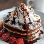 Hot Fluffy Chocolate Pancakes