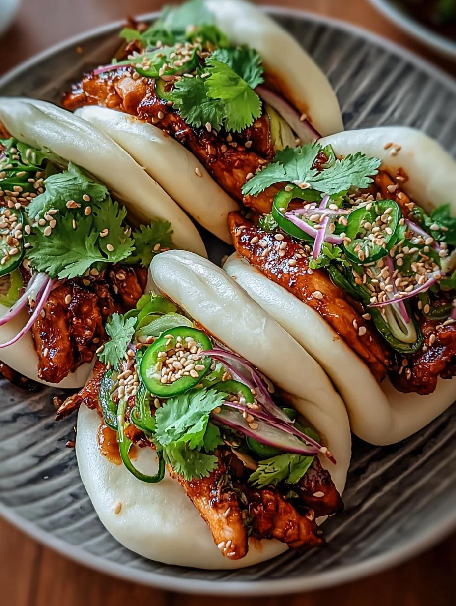 Korean Chicken Bao Buns: Amazing Weeknight Meal - Korean Chicken Bao Buns - additional detail