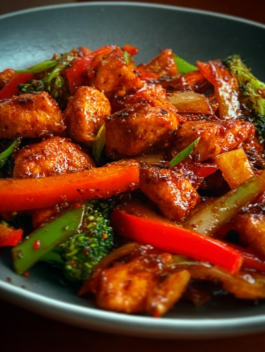 Korean Spicy Chicken Stir: 1 Amazing Dish - Korean Spicy Chicken Stir - additional detail