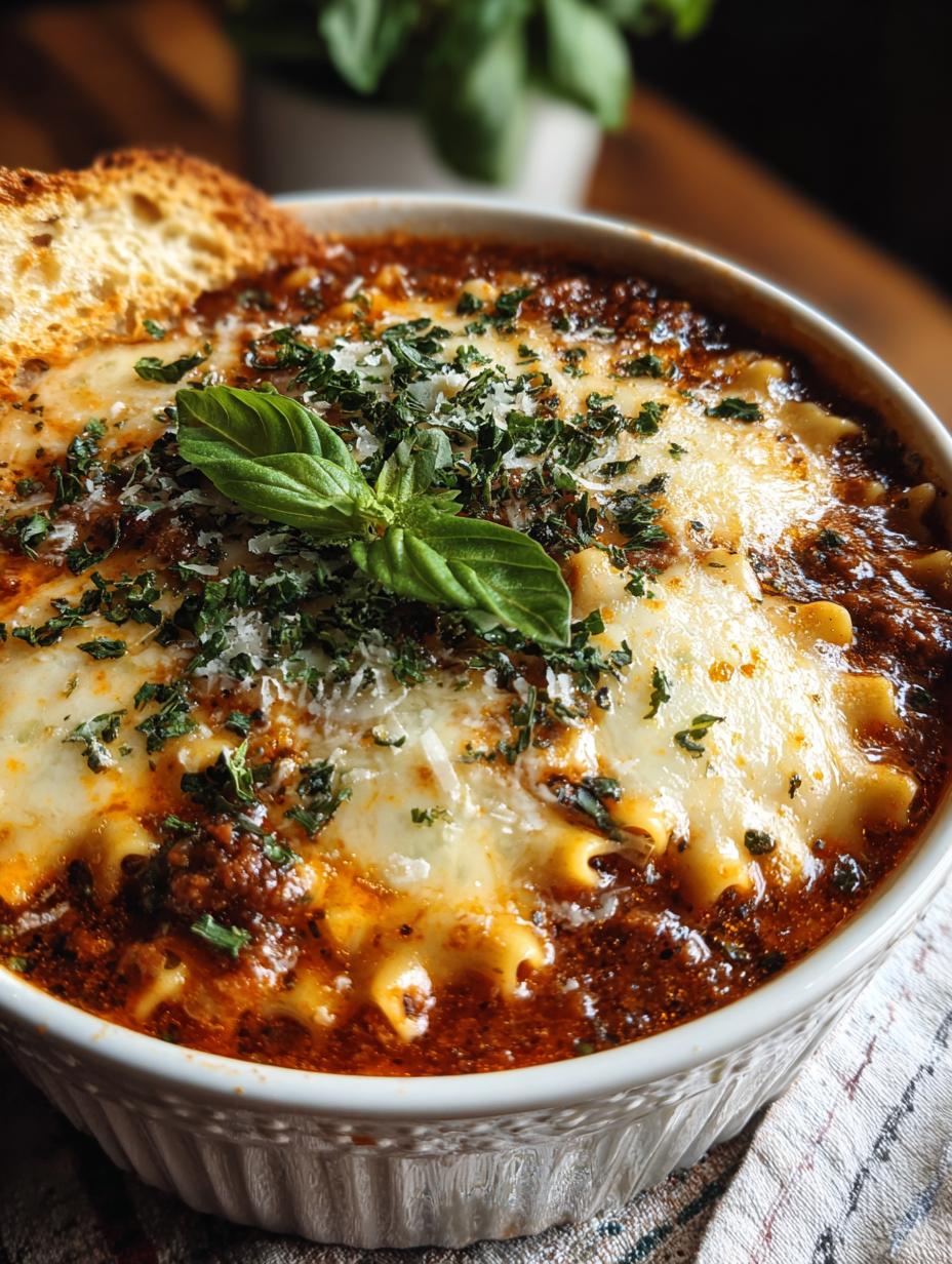 Spectacular Lasagna Soup: 1-Pot Comfort - Lasagna Soup - additional detail