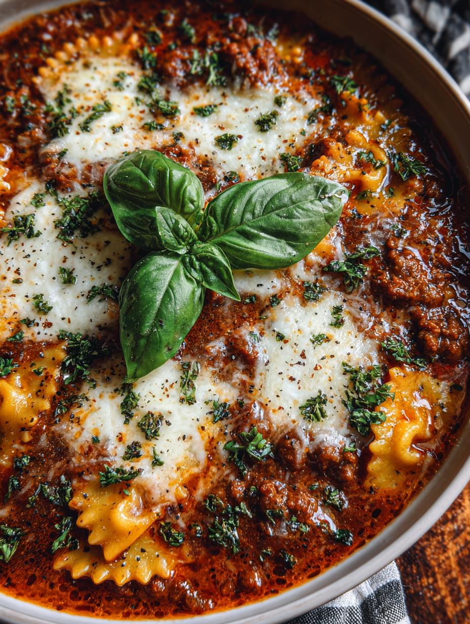 Lasagna Soup