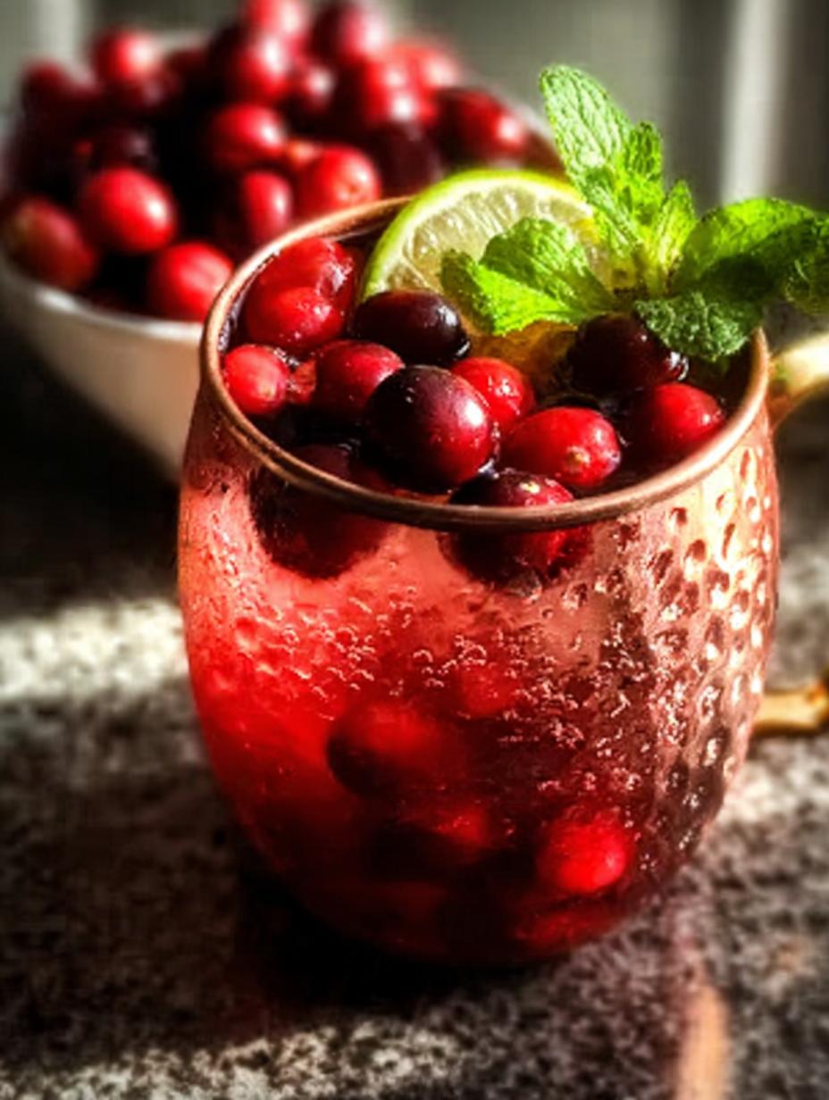 Low Calorie Cranberry Moscow: Refreshing & Guilt-Free - Ingredients for Low Calorie Cranberry Moscow Mule