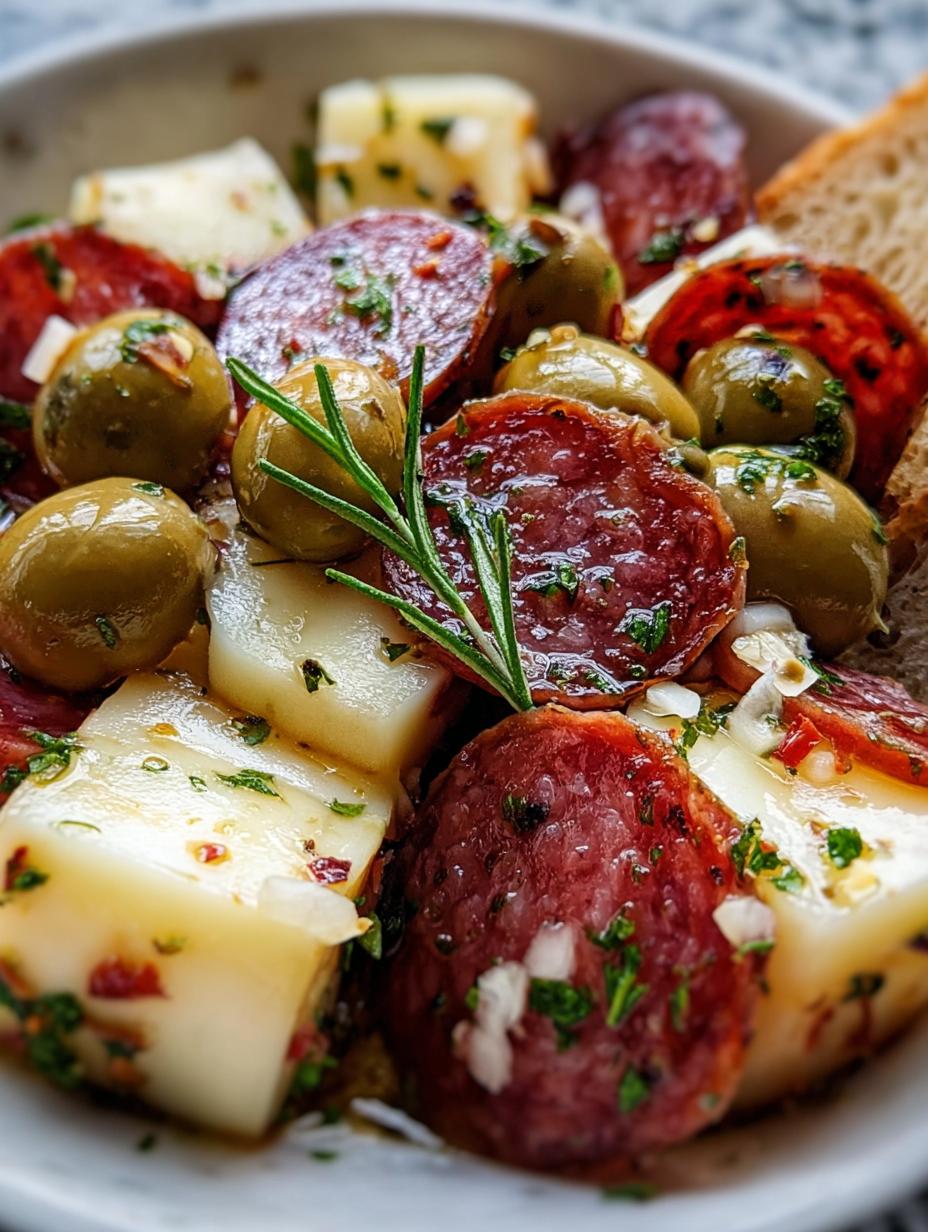 Marinated Cheese Appetizer Salami: 1 Amazing Recipe 7 Marinated Cheese Appetizer Salami: 1 Amazing Recipe - Marinated Cheese Appetizer Salami - additional detail