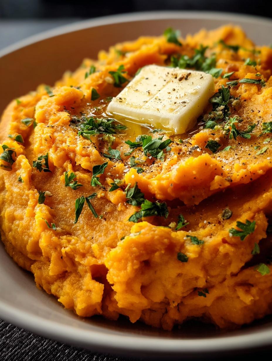 Mashed Sweet Potatoes: 1 Creamy & EASY Recipe - Mashed Sweet Potatoes - additional detail