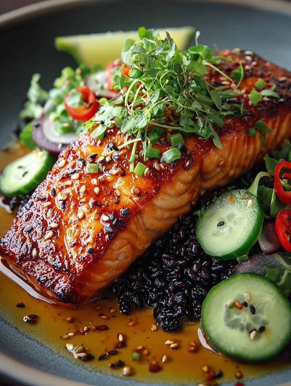 Miso Salmon with Black