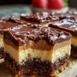 Nutella Cheesecake Bars Dessert