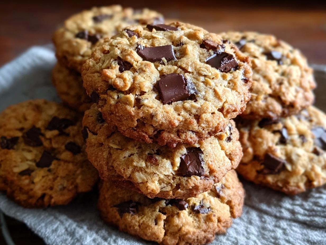 Best Oatmeal Chocolate Chip Cookies: 1 Secret 4 Best Oatmeal Chocolate Chip Cookies: 1 Secret - Oatmeal Chocolate Chip Cookies - ingredients laid out