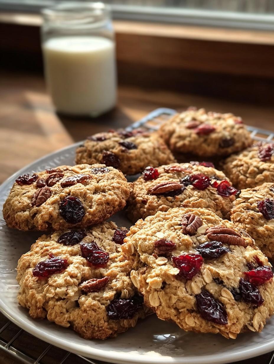 Oatmeal Cranberry Pecan Cookies
