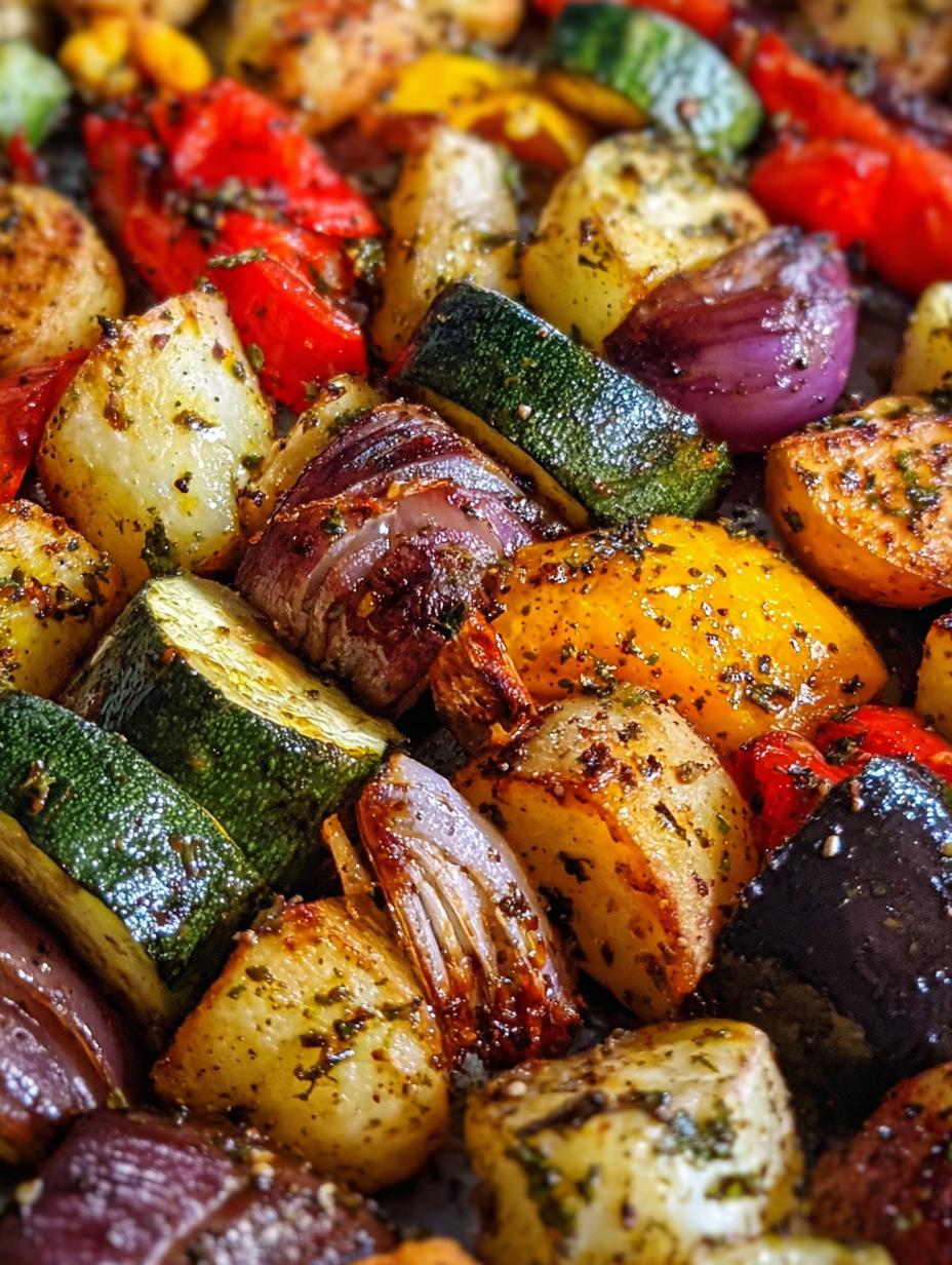 One Pan Greek Vegetables