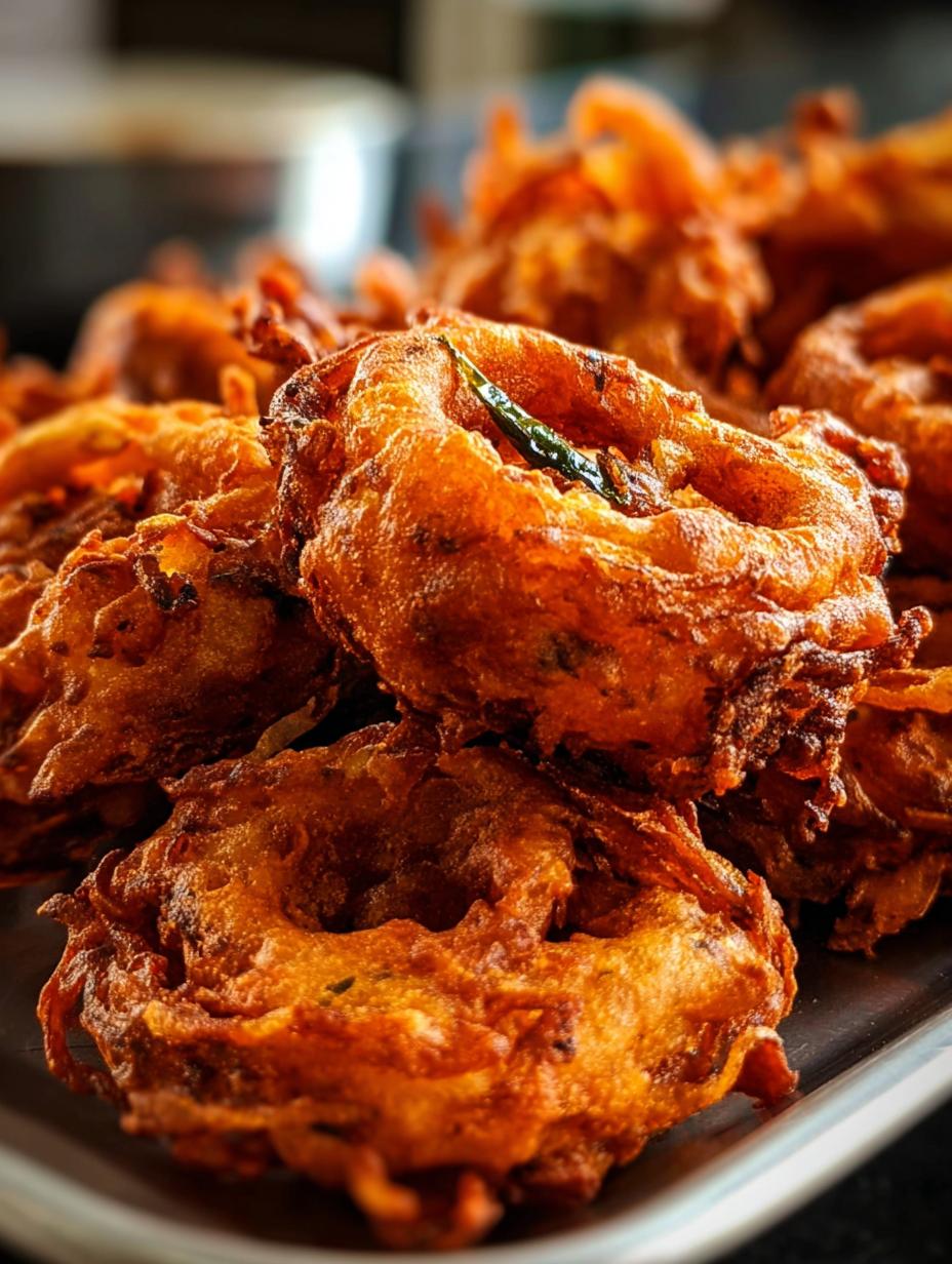 Amazing Onion Bhajis: Crispy & Quick Indian Fritters - Onion Bhajis - additional detail