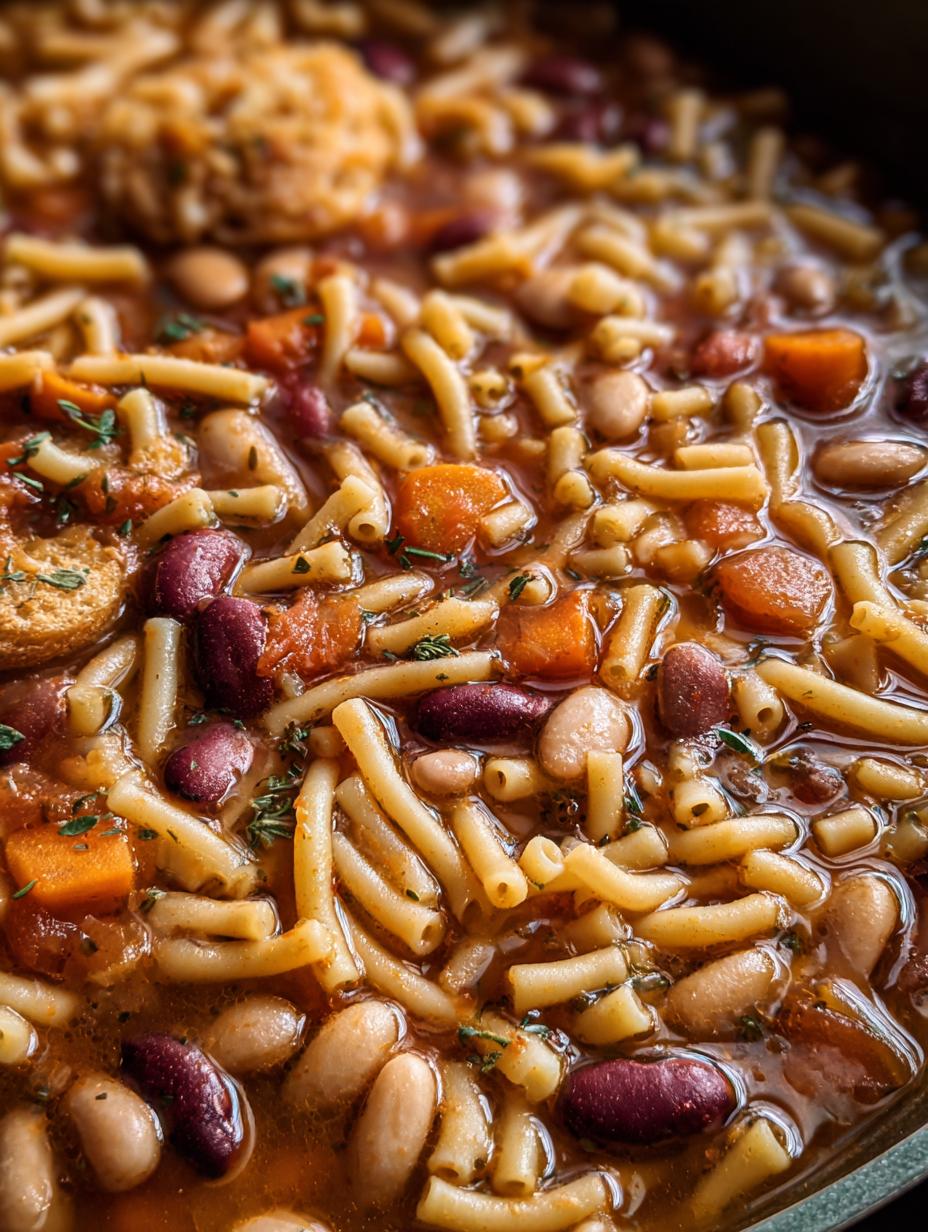 Pasta Fagioli: 40 Min Hearty Italian Hug - Pasta Fagioli - additional detail