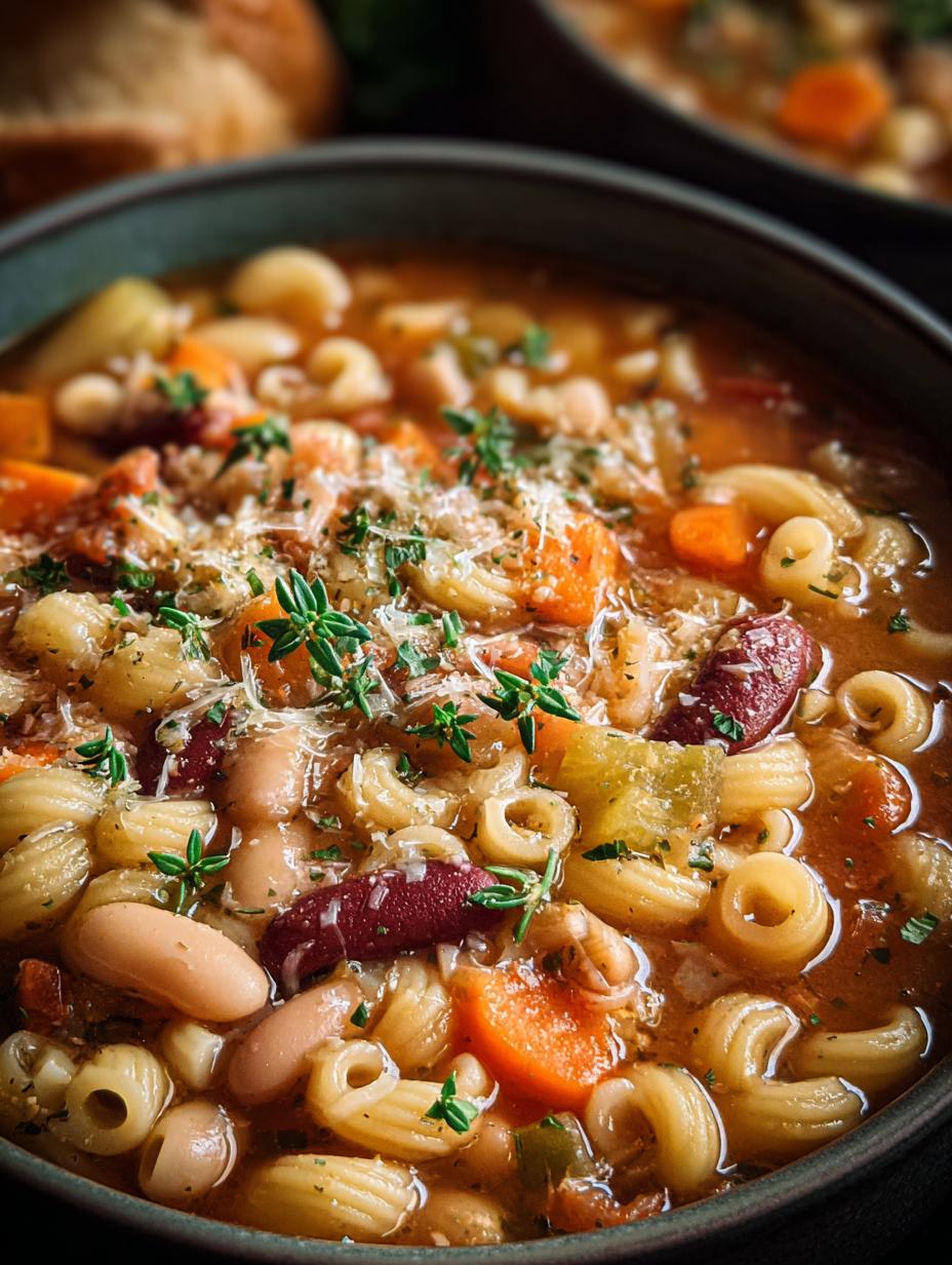 Pasta Fagioli: 40 Min Hearty Italian Hug - Pasta Fagioli - additional detail