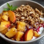 Peach Cobbler Greek Yogurt