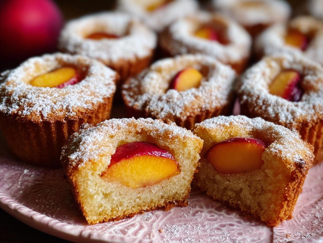 Peach Financiers Elegant French Cakes 1 - Peach Financiers Elegant French - main visual representation
