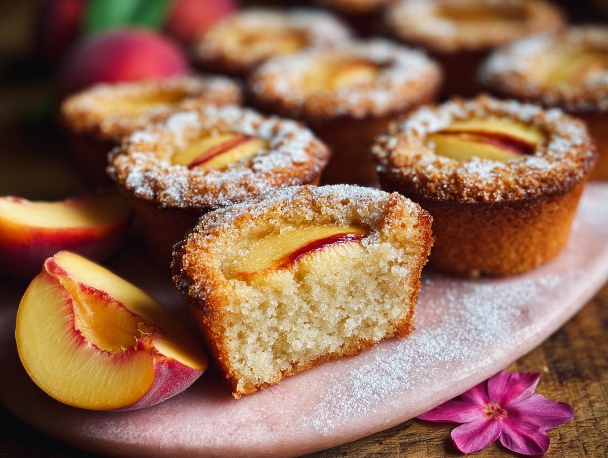 Peach Financiers Elegant French Cakes 1 - Peach Financiers Elegant French - additional detail