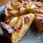 Pear Frangipane Tart Steps