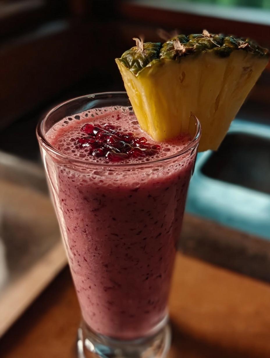 Pineapple Cranberry Smoothie