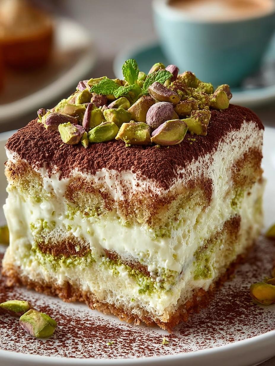 Delightful Pistachio Tiramisu Recipe to Indulge Your Senses - Pistachio Tiramisu - additional detail