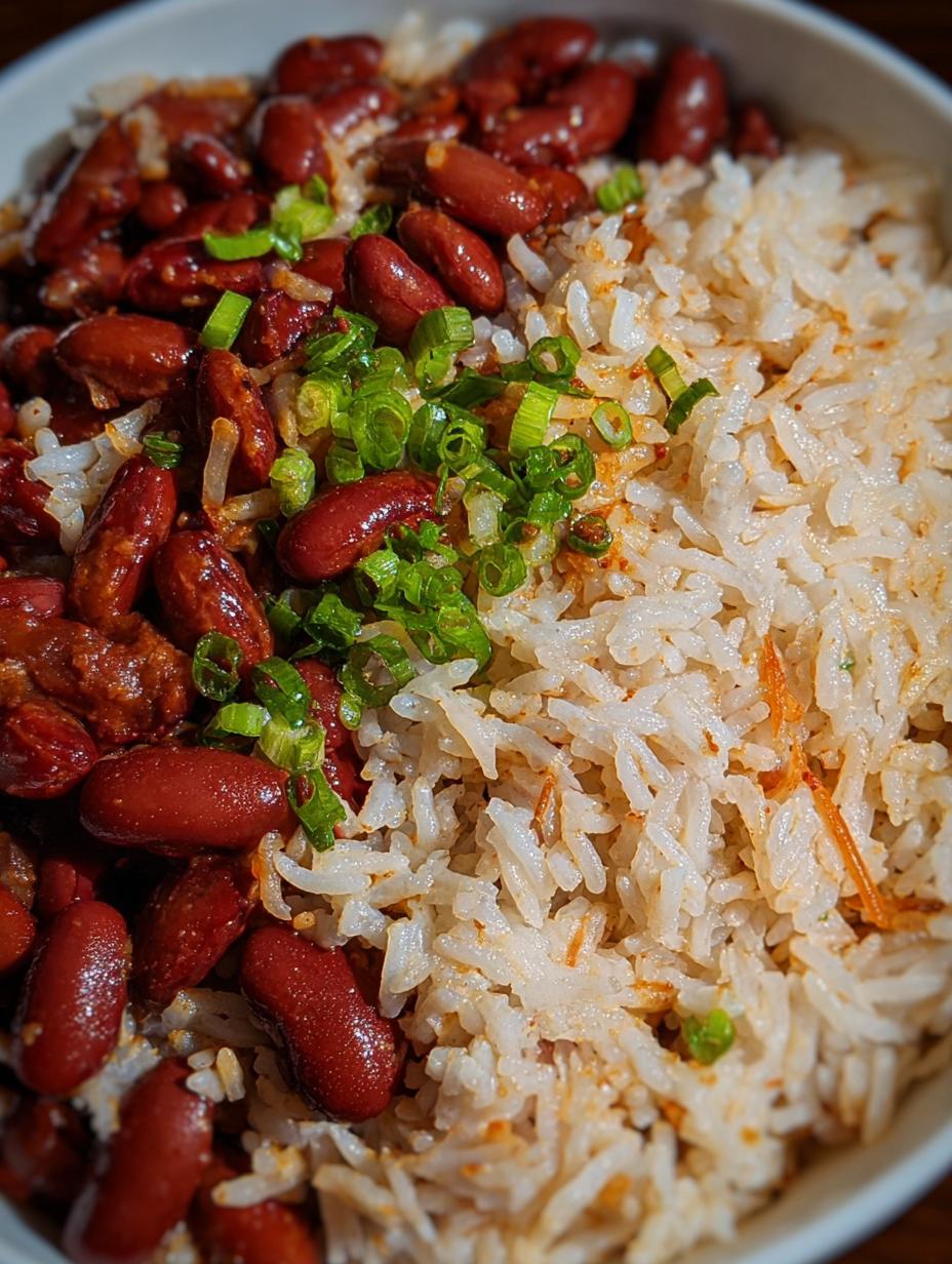Pot Haitian Rice Beans