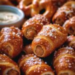 Pretzel Bratwurst Bites