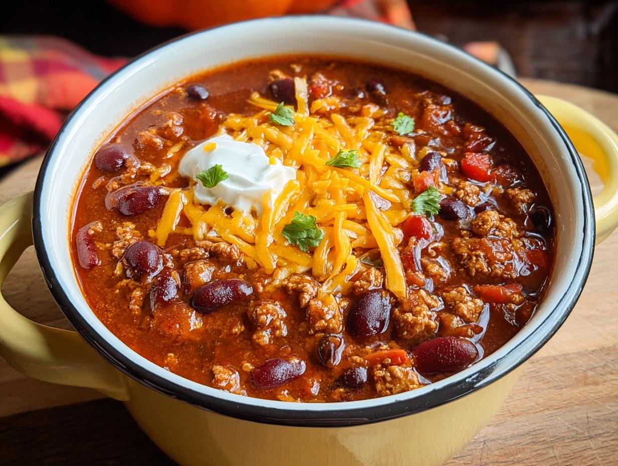 Pumpkin Chili: Cozy 1 Pot Meal - Pumpkin Chili - additional detail