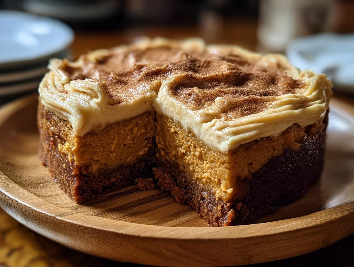 Melted Bliss: 1 easy Pumpkin Spice Gooey Cake - Pumpkin Spice Gooey Cake - main visual representation