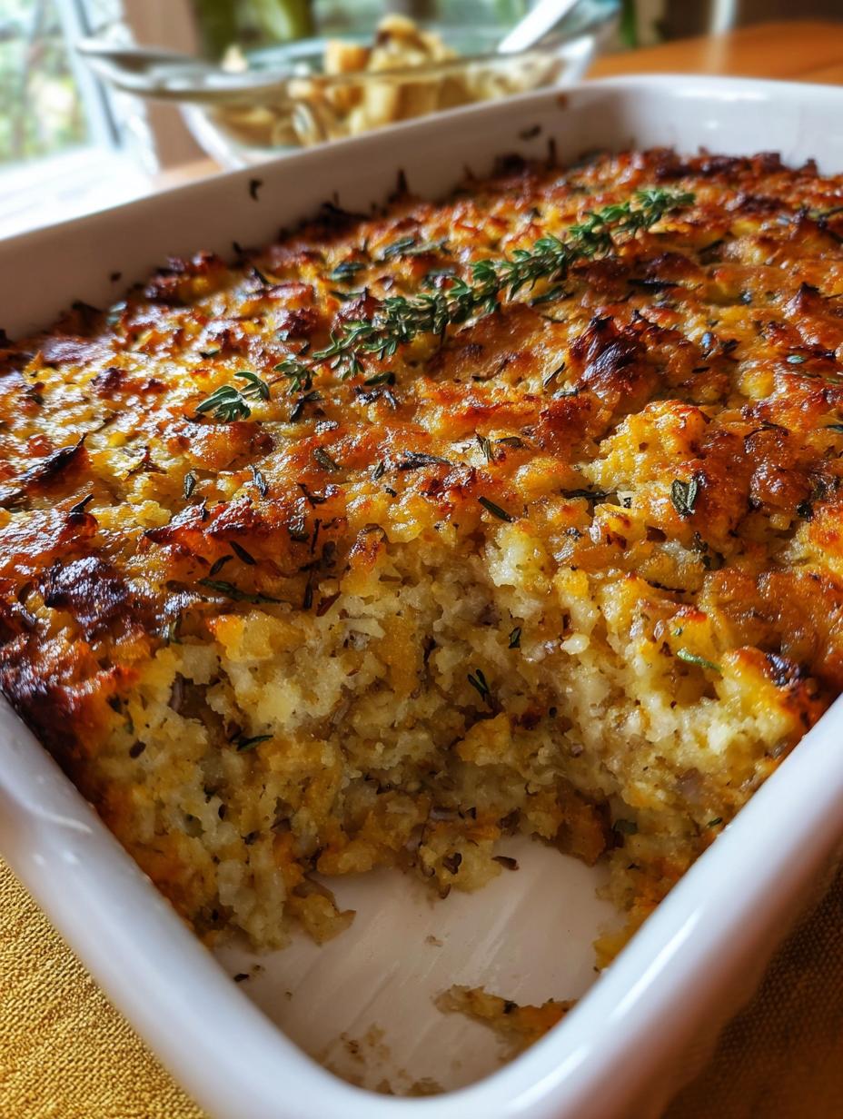Rice Chestnut Dressing Thanksgiving