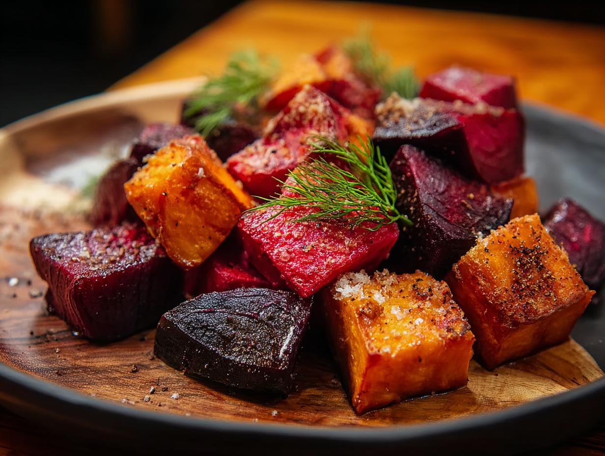 Roasted Beets Sweet Potatoes: 1 Simple Magical Side 5 Roasted Beets Sweet Potatoes: 1 Simple Magical Side - Roasted Beets Sweet Potatoes - additional detail