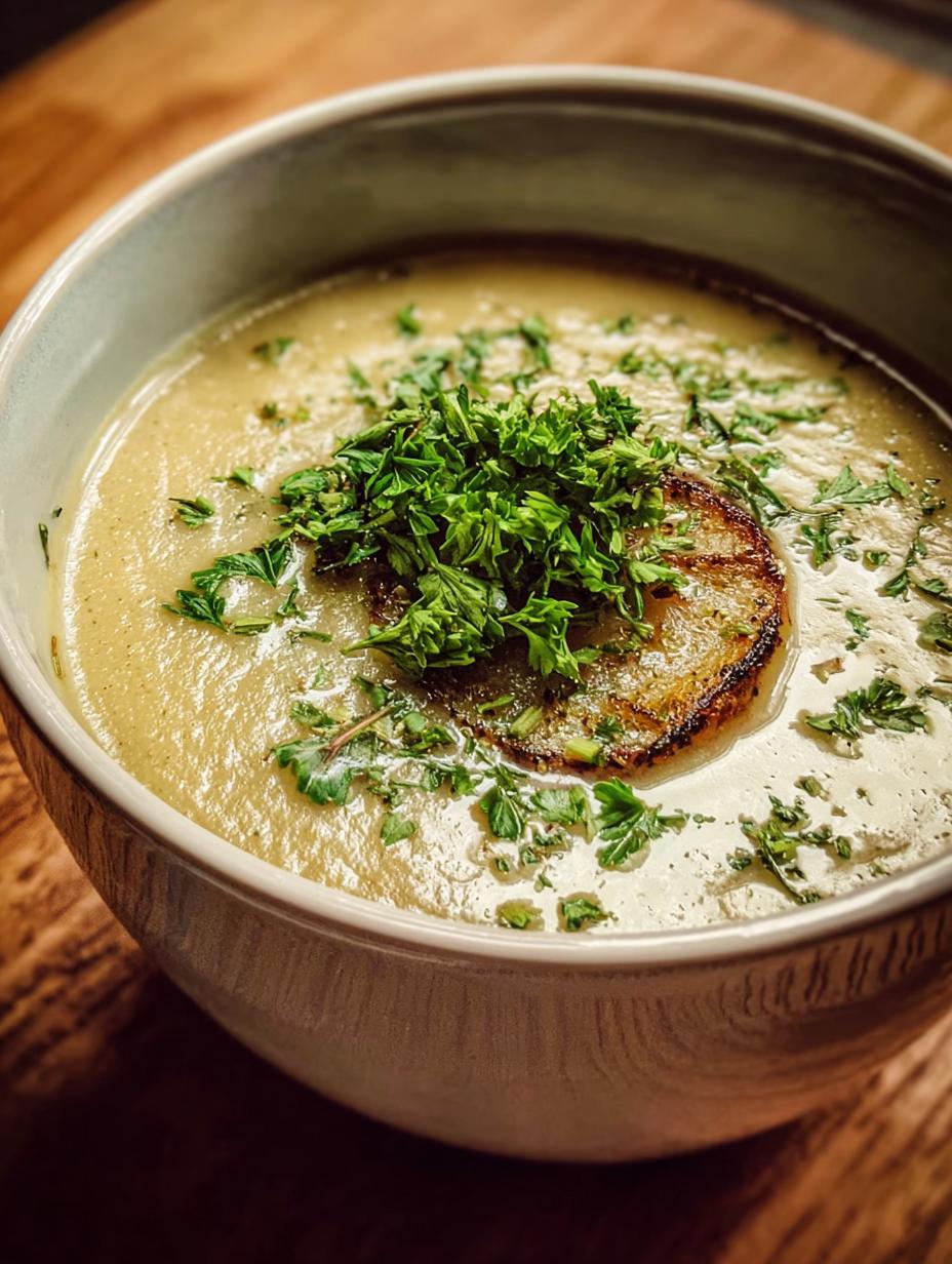 Roasted Celery Potato Soup: 25 Min Magic 4 Roasted Celery Potato Soup: 25 Min Magic - Roasted Celery Potato Soup - main visual representation