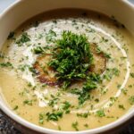 Roasted Celery Potato Soup