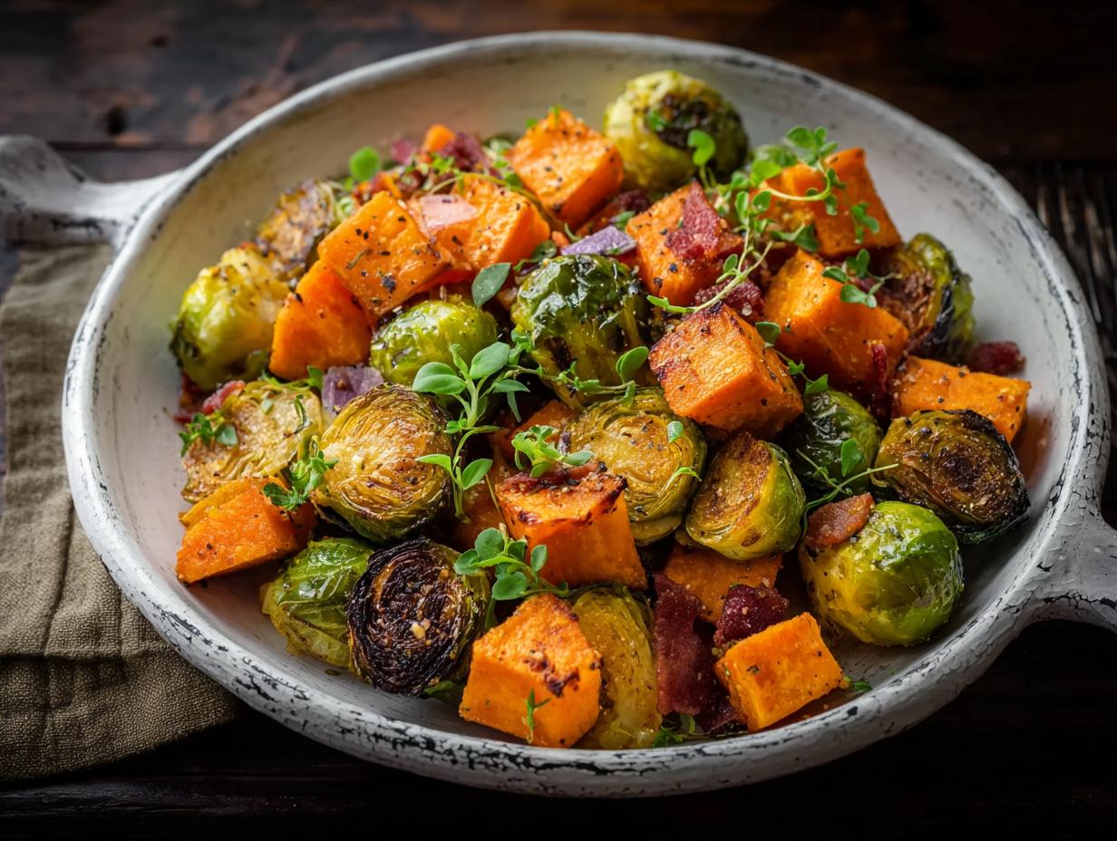 Roasted Sweet Potatoes Brussel: 3 Secrets To Perfection - Roasted Sweet Potatoes Brussel - main visual representation