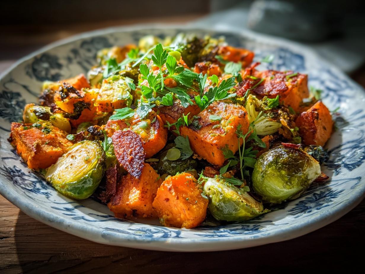 Roasted Sweet Potatoes Brussel: 3 Secrets To Perfection - Roasted Sweet Potatoes Brussel - additional detail