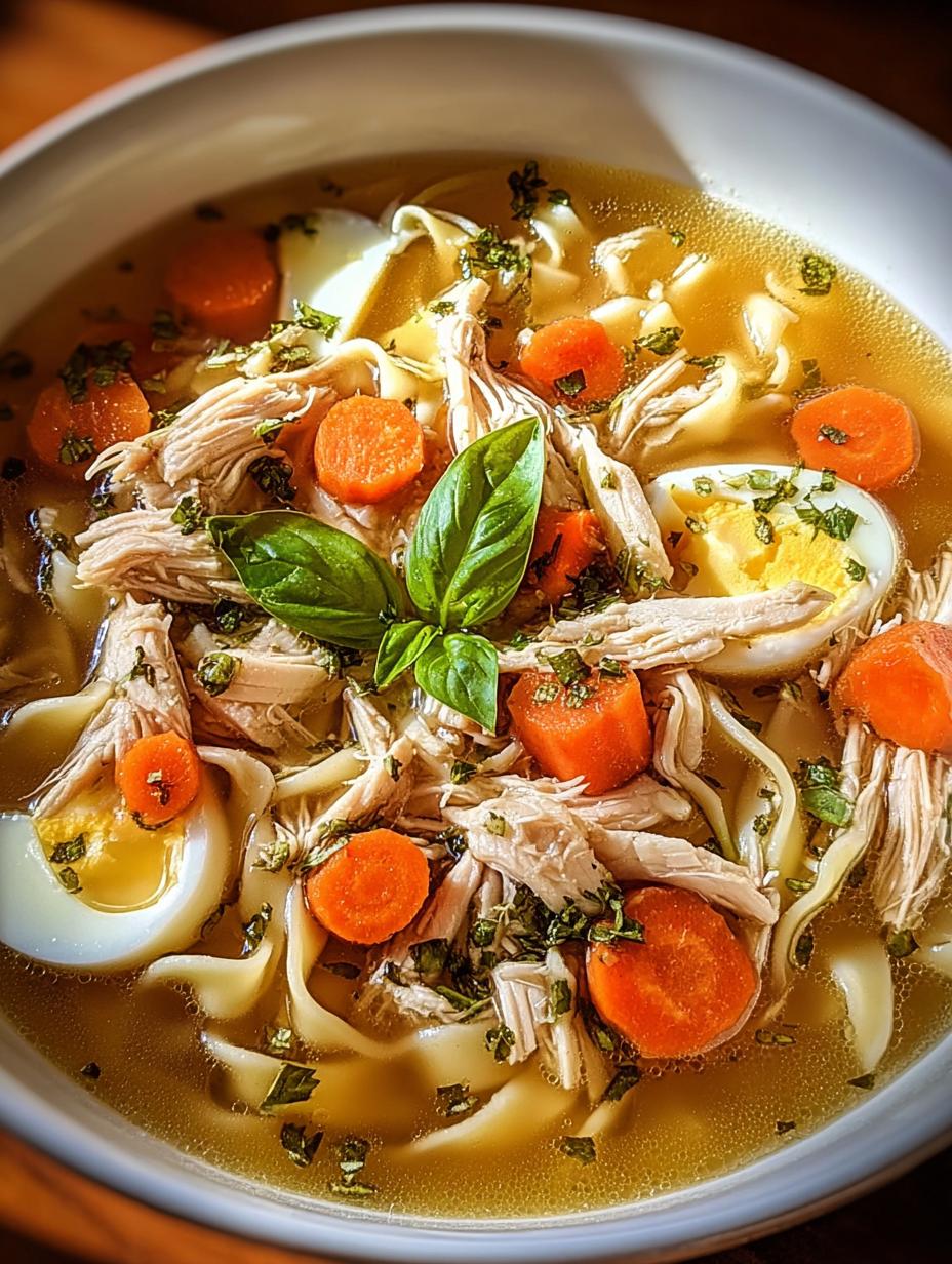 A Hug in a Bowl: Easy Rotisserie Chicken Noodle Soup 5 A Hug in a Bowl: Easy Rotisserie Chicken Noodle Soup - Rotisserie Chicken Noodle Soup - additional detail