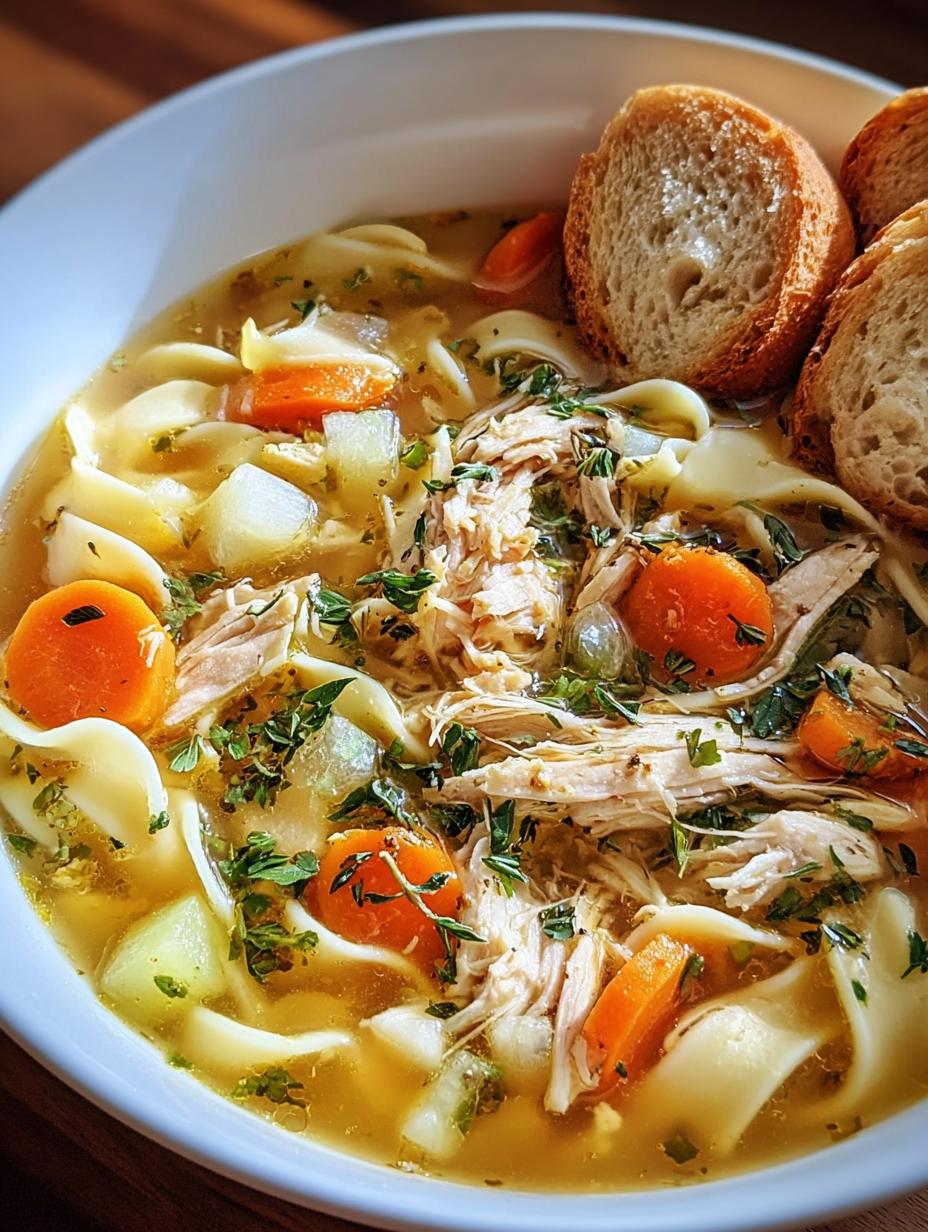 Rotisserie Chicken Noodle Soup