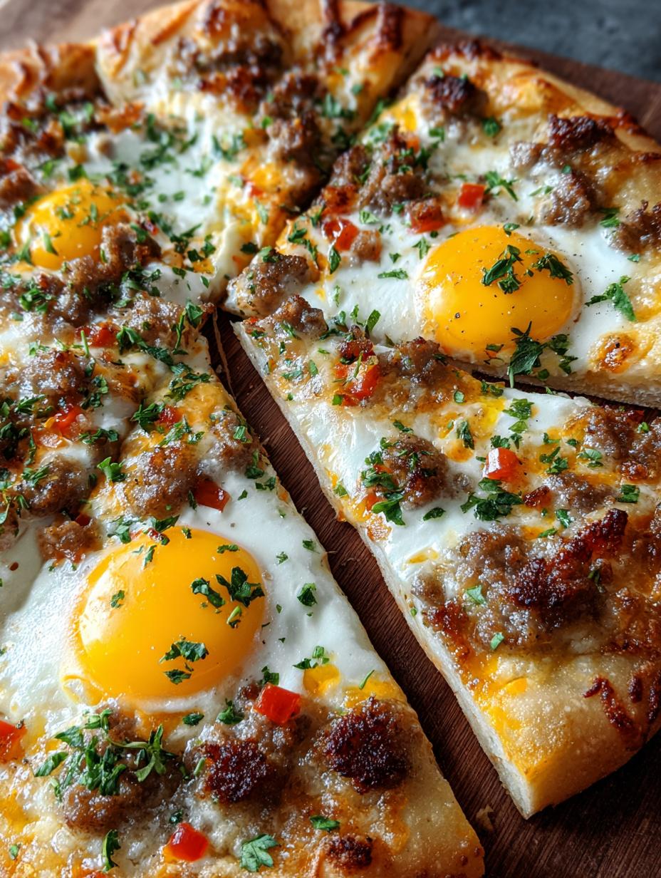Sausage Egg Breakfast Pizza: Delicious 1-Pan Meal - Sausage Egg Breakfast Pizza - additional detail