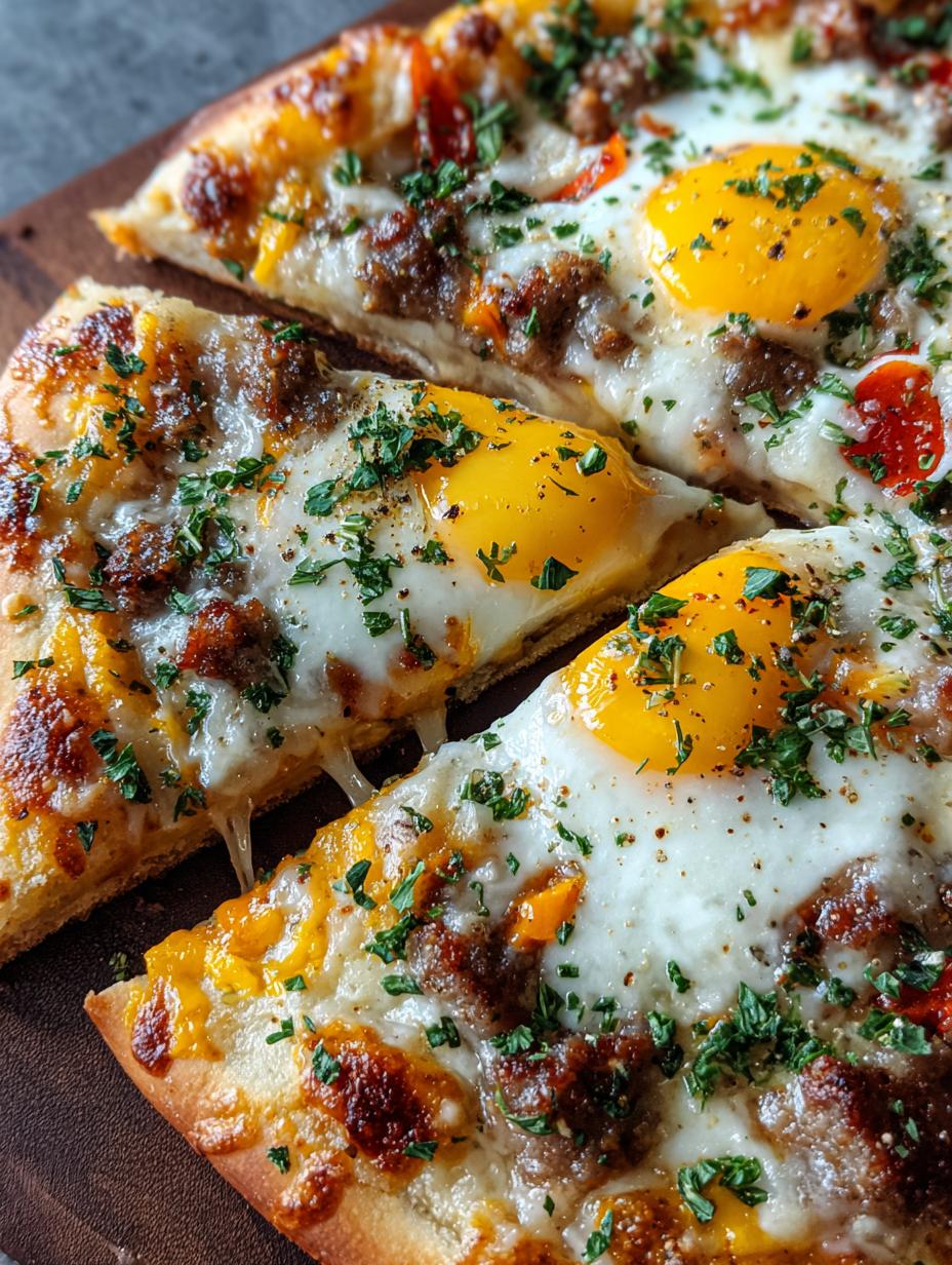 Sausage Egg Breakfast Pizza: Delicious 1-Pan Meal - Sausage Egg Breakfast Pizza - additional detail
