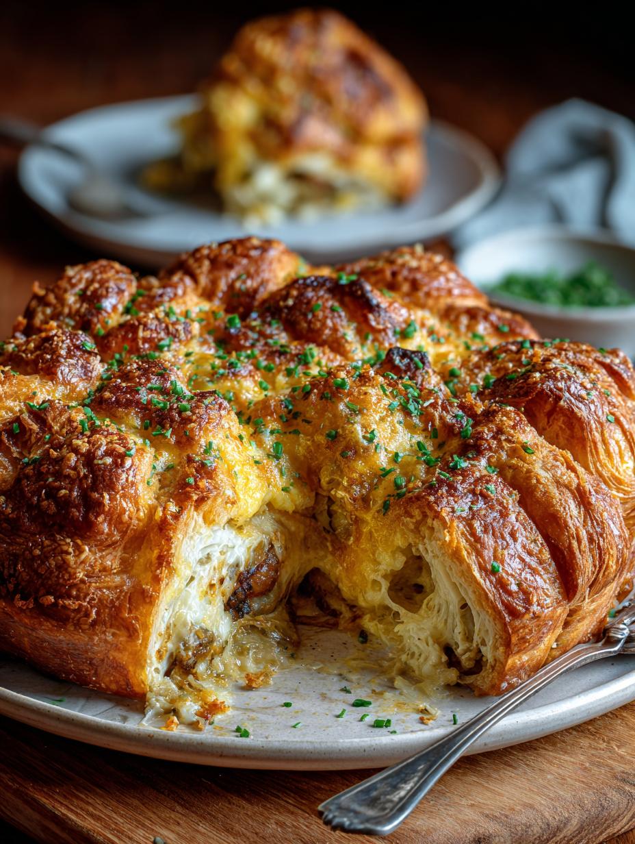Savory Croissant Breakfast Bake: 6-Ingredient Bliss - Savory Croissant Breakfast Bake - additional detail