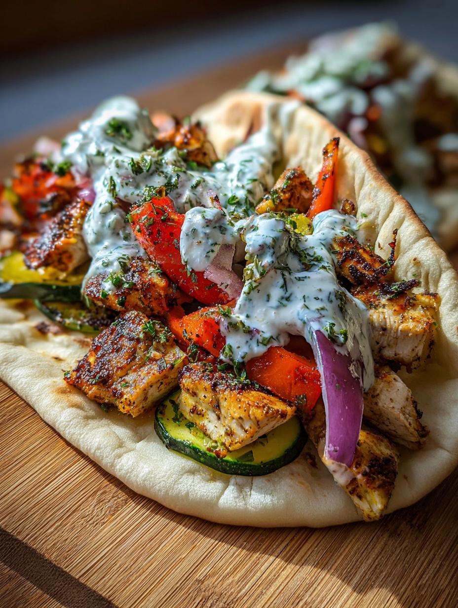 Sheet Pan Chicken Gyros