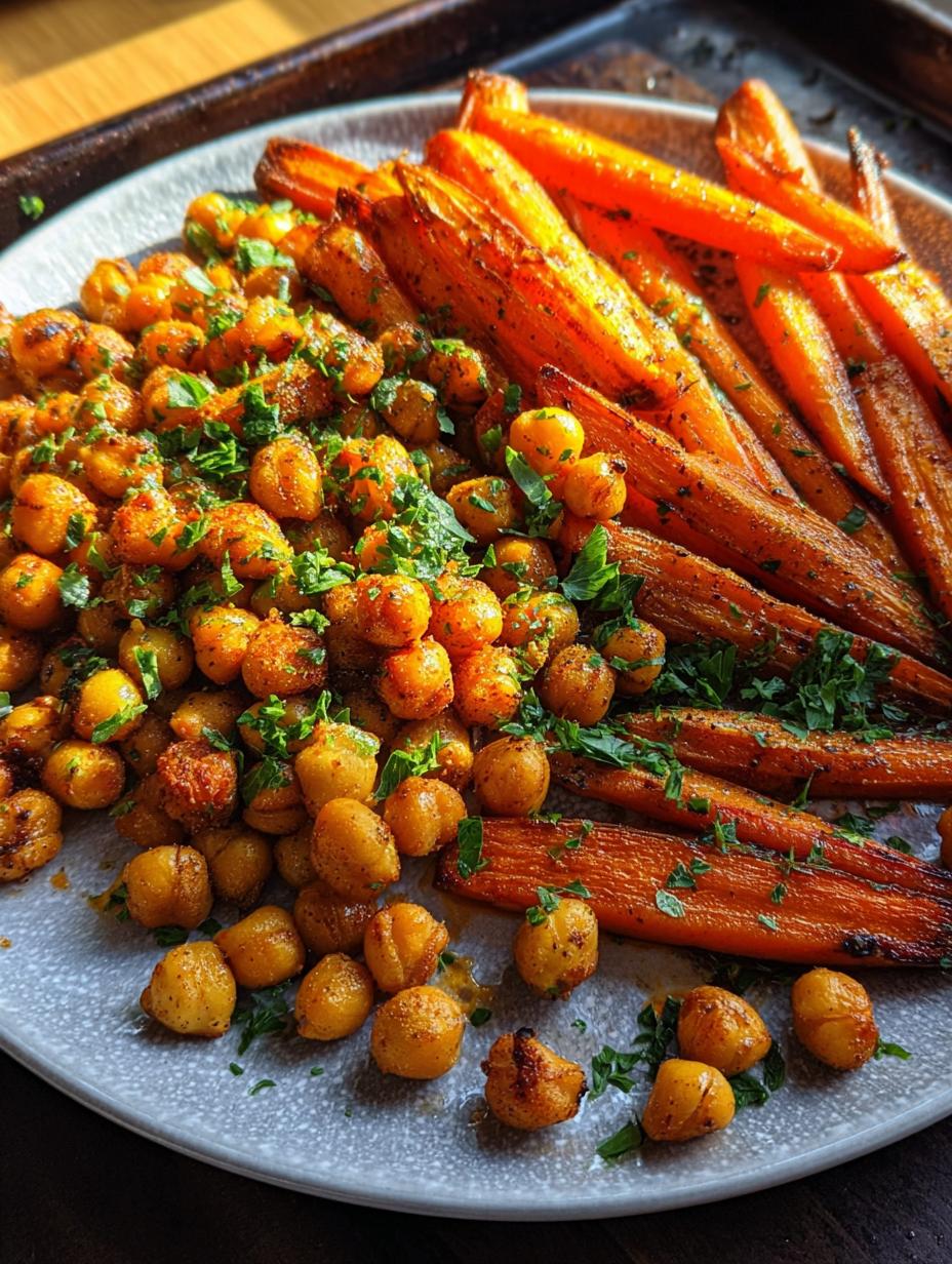 Sheet Pan Moroccan Chickpeas