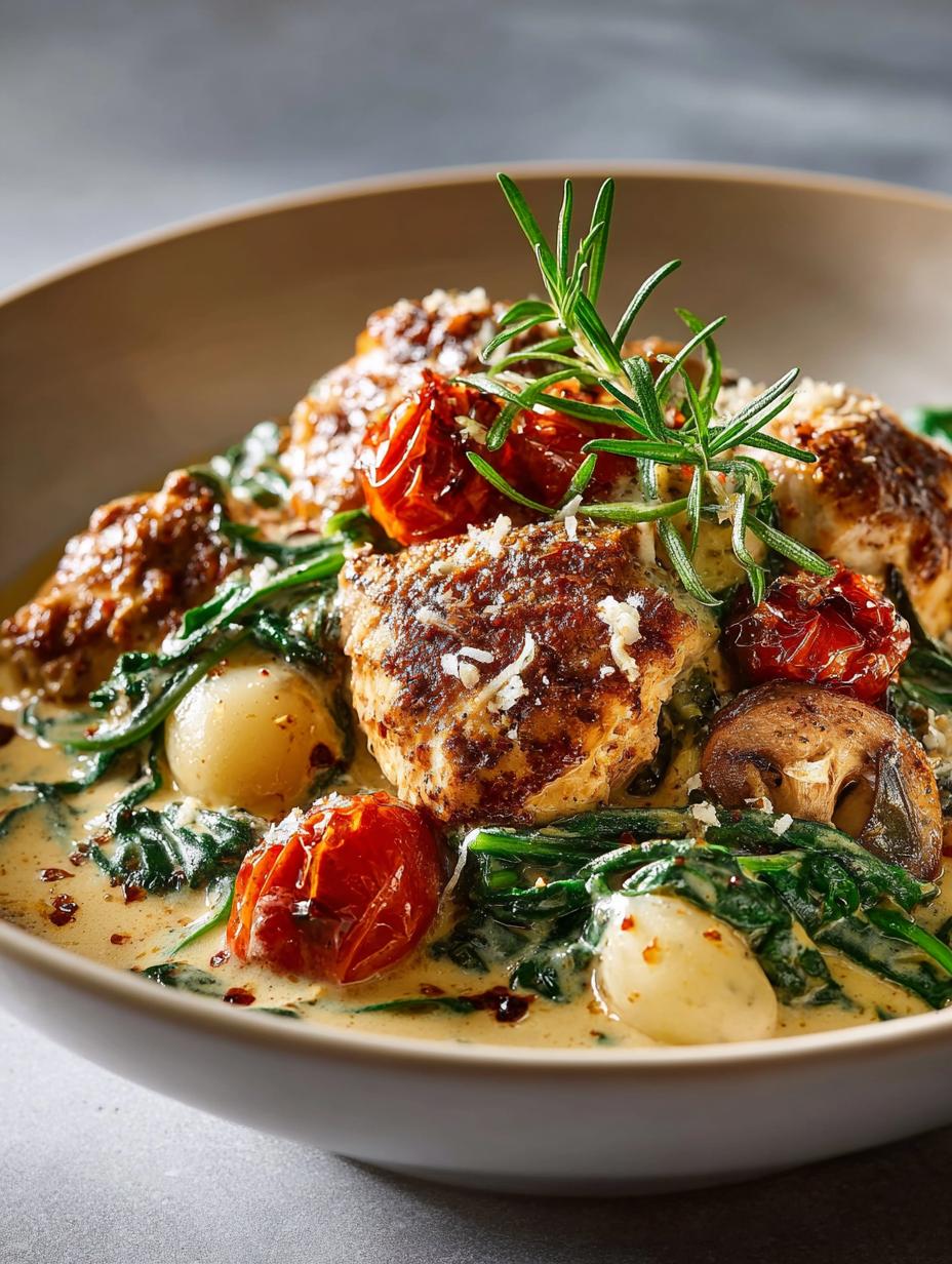 Delicious Slow Cooker Tuscan Chicken Meatballs Recipe - Slow Cooker Tuscan Chicken - main visual representation