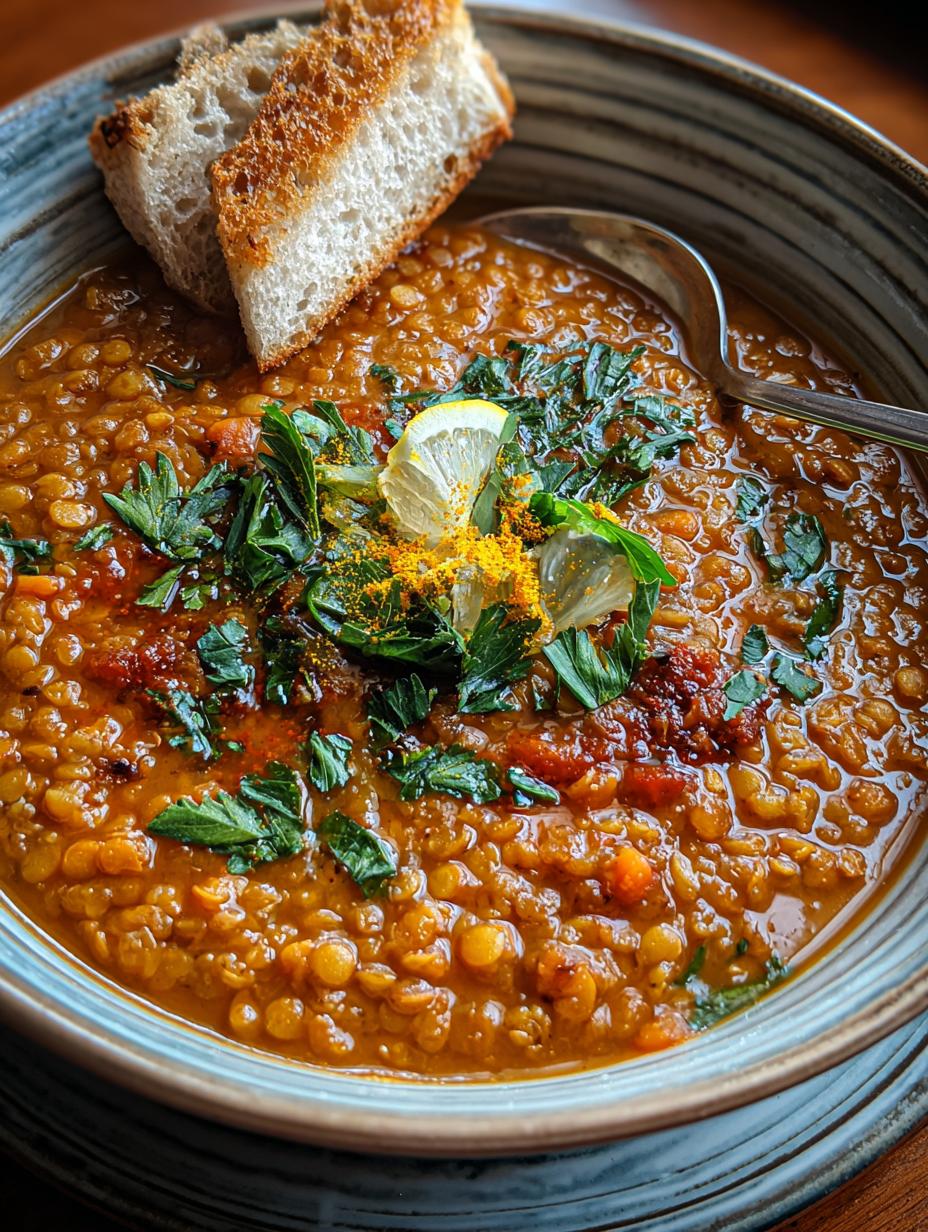 Spicy Lentil Soup Healthy