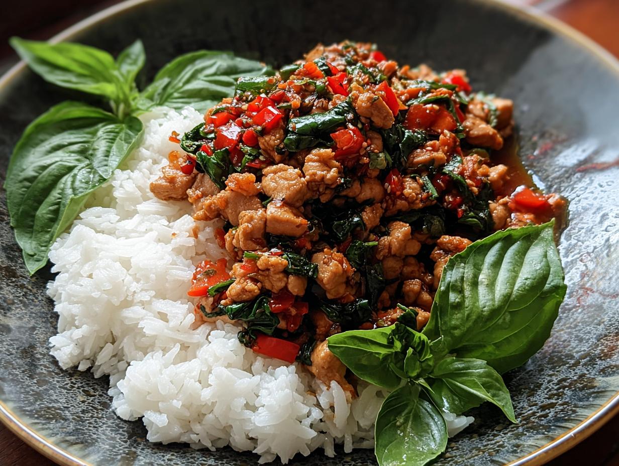 Spicy Thai Basil Chicken