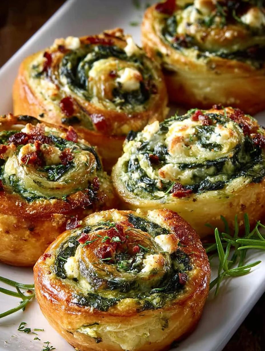Delicious Spinach Artichoke Swirls for Your Next Gathering - Spinach Artichoke Swirls - additional detail