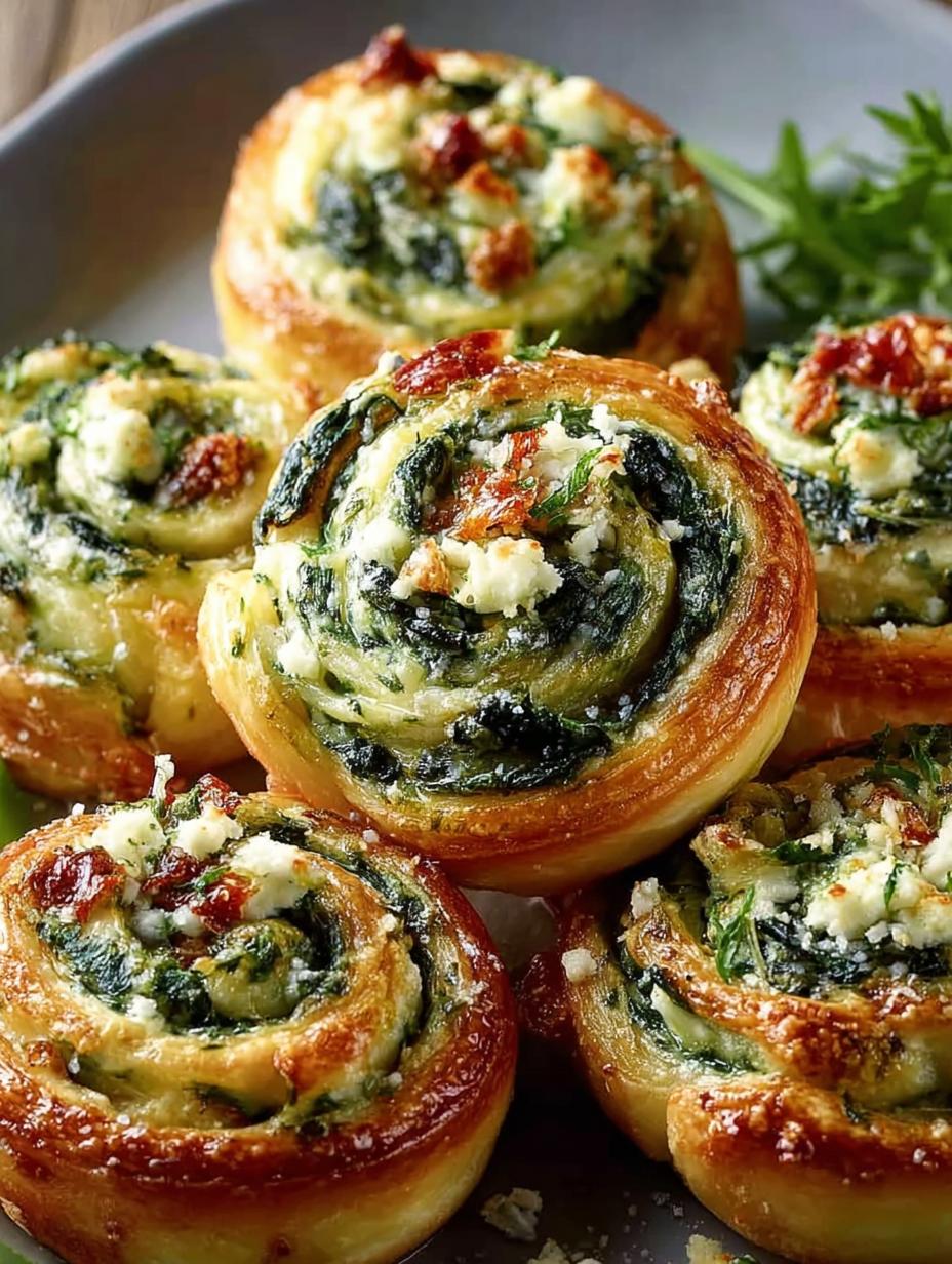 Spinach Artichoke Swirls