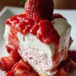 Strawberry Mousse Strawberry Sauce