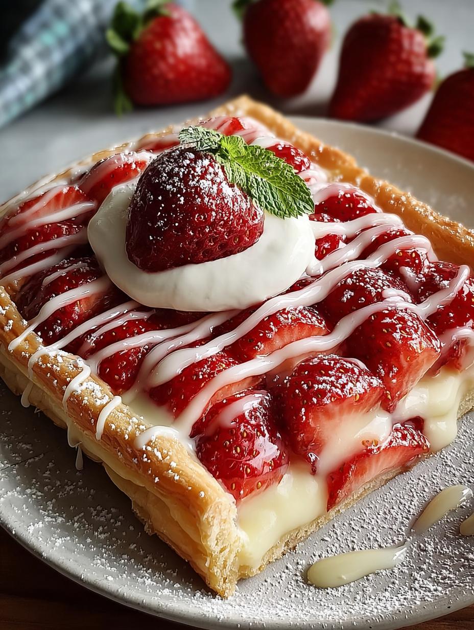 Strawberry Pop Tart Slab