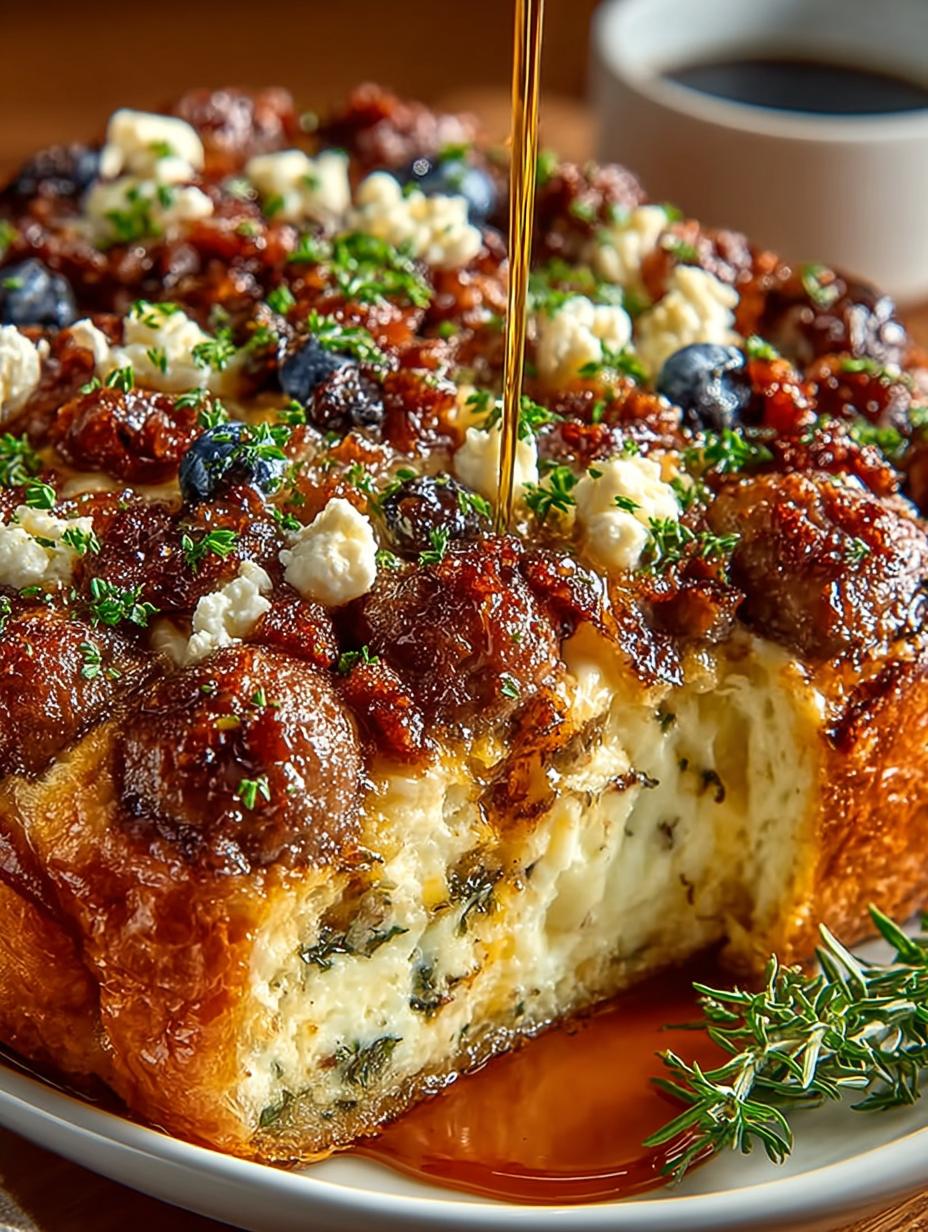 Sweet Maple Sausage Casserole: 6 Irresistible Layers - Sweet Maple Sausage Casserole - additional detail